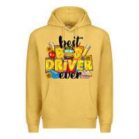 Antique Gold best bus driver ever Premium Hoodie - NancyCooperArtShop