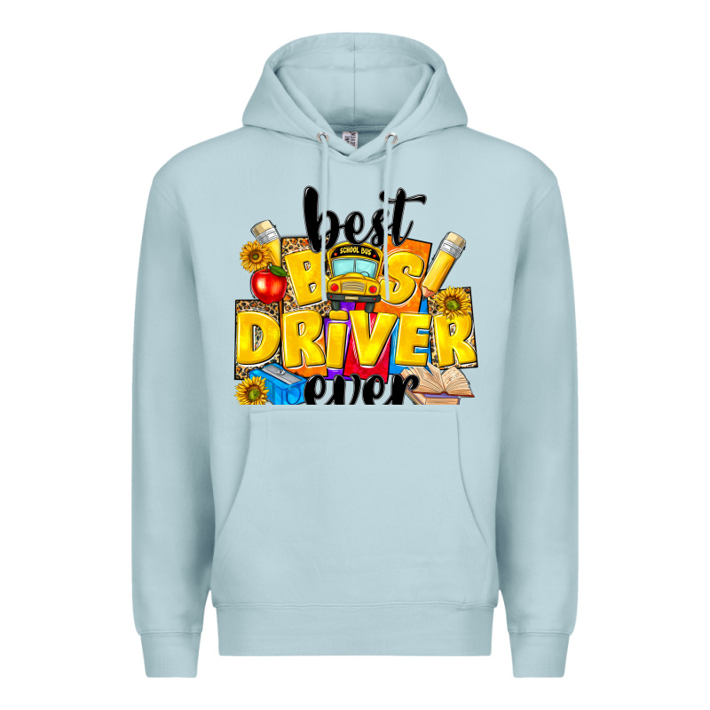 Best Bus Driver Ever Premium Hoodie by NancyCooperArtShop | Teevron