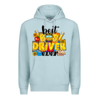 Blue Mist best bus driver ever Premium Hoodie - NancyCooperArtShop