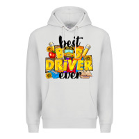 Dove Grey best bus driver ever Premium Hoodie - NancyCooperArtShop