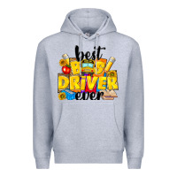 Heather Grey best bus driver ever Premium Hoodie - NancyCooperArtShop