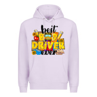Lilac best bus driver ever Premium Hoodie - NancyCooperArtShop