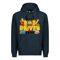 Navy best bus driver ever Premium Hoodie - NancyCooperArtShop