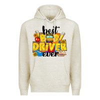 Oatmeal Heather best bus driver ever Premium Hoodie - NancyCooperArtShop