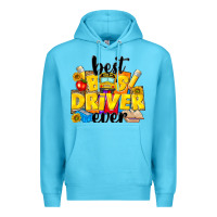Ocean Blue best bus driver ever Premium Hoodie - NancyCooperArtShop