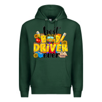 Sports Green best bus driver ever Premium Hoodie - NancyCooperArtShop