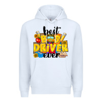 White best bus driver ever Premium Hoodie - NancyCooperArtShop