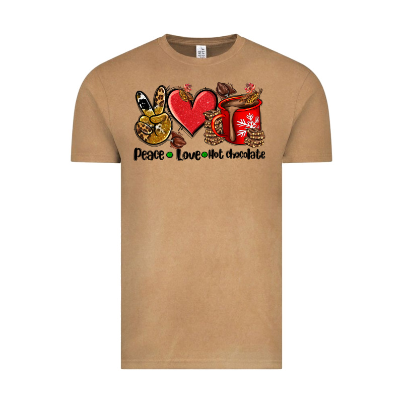 Peace Love  Hot Chocolate Vintage Tee by AdoDesignShop | Teevron