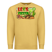 Antique Gold let's fiesta taco and beer Premium Sweatshirt - BarkalooDesign