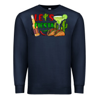 Navy let's fiesta taco and beer Premium Sweatshirt - BarkalooDesign