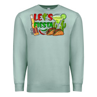 Seafoam let's fiesta taco and beer Premium Sweatshirt - BarkalooDesign