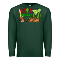 Sports Green let's fiesta taco and beer Premium Sweatshirt - BarkalooDesign
