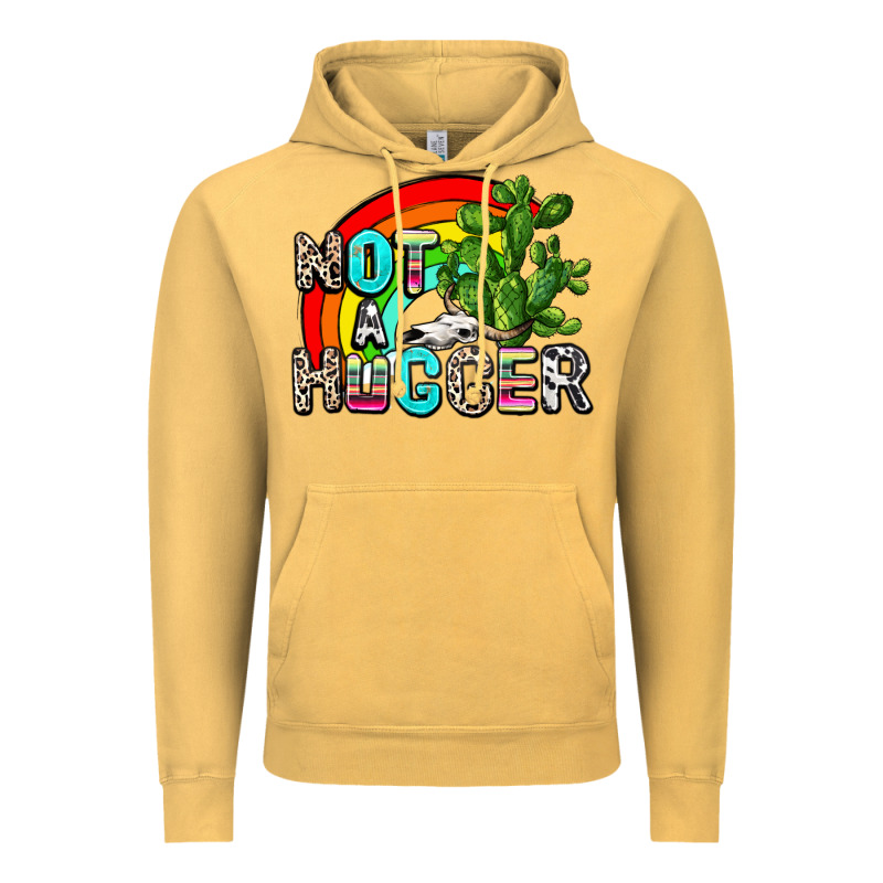 Not A Hugger Vintage Hoodie by AdoDesignShop | Teevron