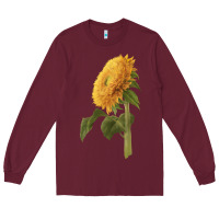 Burgundy teddy bear sunflower Long Sleeve Tee - LillyAllenDesigns