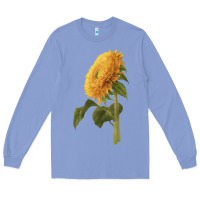 Colony Blue teddy bear sunflower Long Sleeve Tee - LillyAllenDesigns
