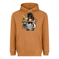 Meerkat waiter gnome Heavyweight Hoodie - BarkalooDesign