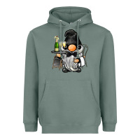 Sage waiter gnome Heavyweight Hoodie - BarkalooDesign