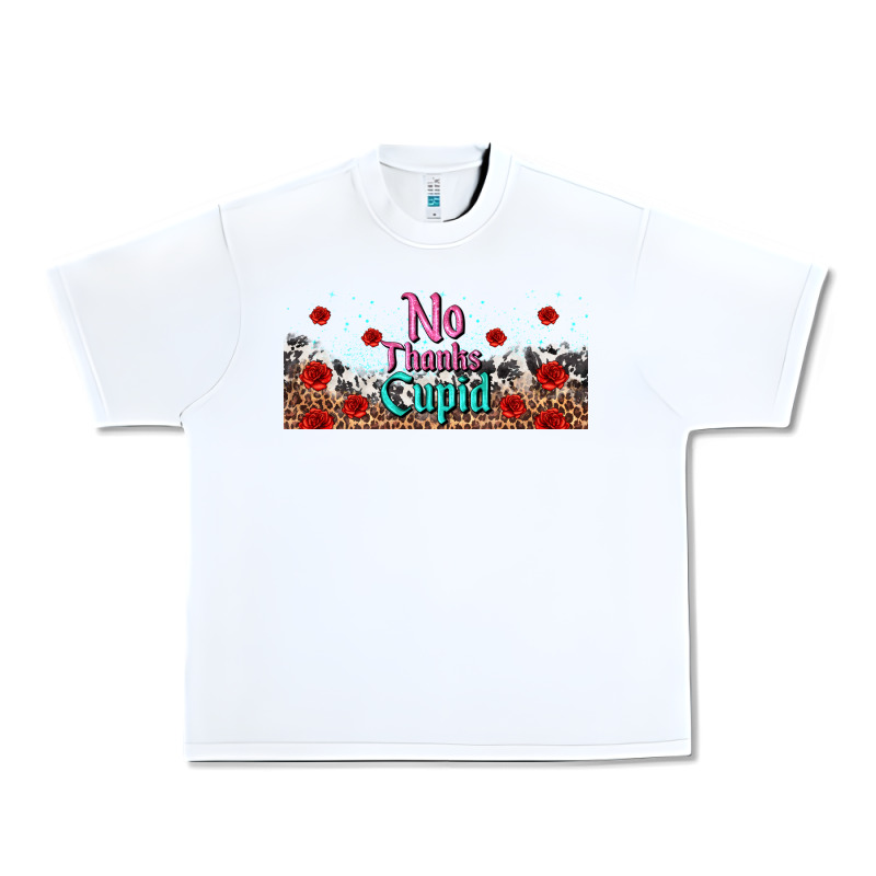 No Thanks Cupid Urban Heavy Tee by AdoDesignShop | Teevron
