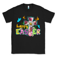 Black happy easter cross Classic Tee - BarkalooDesign