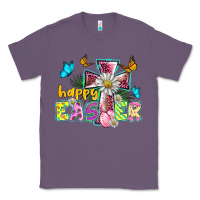 Lavender happy easter cross Classic Tee - BarkalooDesign