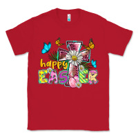 Red happy easter cross Classic Tee - BarkalooDesign