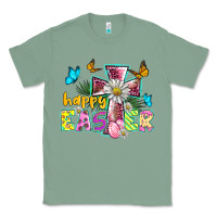 Sage happy easter cross Classic Tee - BarkalooDesign
