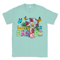 Seafoam happy easter cross Classic Tee - BarkalooDesign