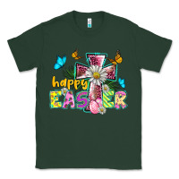 Sports Green happy easter cross Classic Tee - BarkalooDesign