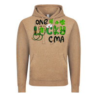 Vintage Coffee one lucky certified medical assistant cma Vintage Hoodie - RanaPortraitStore