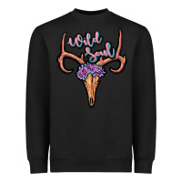 Black wild soul Heavyweight Sweatshirt - JahusDesignShop