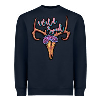 Navy wild soul Heavyweight Sweatshirt - JahusDesignShop