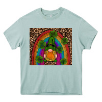 Arona st patricks day gnomes shamrock rainwow Heavy Core Tee - RanaPortraitStore