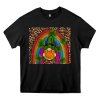 Black st patricks day gnomes shamrock rainwow Heavy Core Tee - RanaPortraitStore