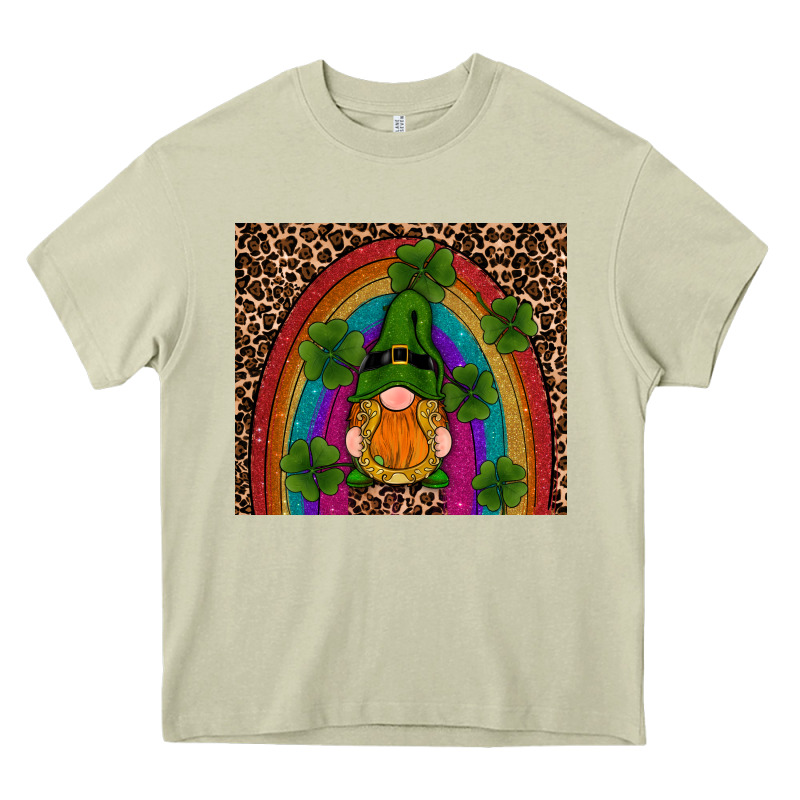 St Patricks Day Gnomes Shamrock Rainwow Heavy Core Tee by RanaPortraitStore | Teevron