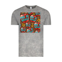 Cloud Rock back to school with apple seamless pattern Vintage Tee - BundleAndBundleShop