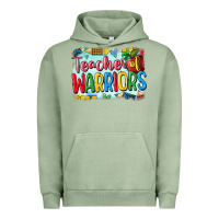 Pigment Oil Green teacher of warriors Urban Hoodie - CowGirlArtShop