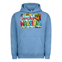 Pigment Pebble Blue teacher of warriors Urban Hoodie - CowGirlArtShop