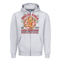 Heather Grey north pole baked fresh daily Zipper Hoodie - MaliasSmallBusiness