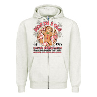 Oatmeal Heather north pole baked fresh daily Zipper Hoodie - MaliasSmallBusiness