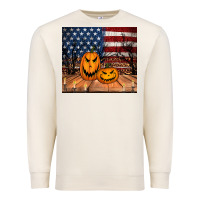 Sandshell halloween american flag tumbler Premium Sweatshirt - Jasminsmagicworld