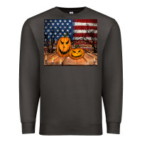 Smoke halloween american flag tumbler Premium Sweatshirt - Jasminsmagicworld