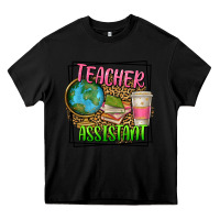 Black teacher assistant Heavy Core Tee - texasbilliewilder
