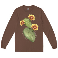Chestnut opuntia phaeacantha Long Sleeve Tee - LillyAllenDesigns