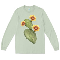 Matcha opuntia phaeacantha Long Sleeve Tee - LillyAllenDesigns