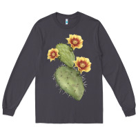Smoke opuntia phaeacantha Long Sleeve Tee - LillyAllenDesigns