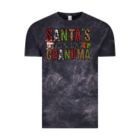 Cloud Black santa's favorite grandma Vintage Tee - Jasminsmagicworld
