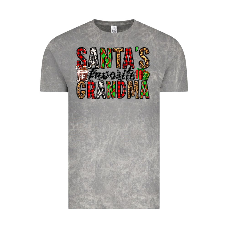 Santa's Favorite Grandma Vintage Tee by Jasminsmagicworld | Teevron