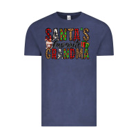 Vintage Denim santa's favorite grandma Vintage Tee - Jasminsmagicworld