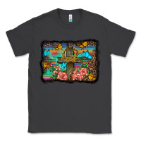 Smoke wooden cross background Classic Tee - BarkalooDesign
