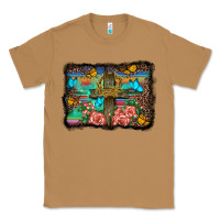 Toasted Coconut wooden cross background Classic Tee - BarkalooDesign